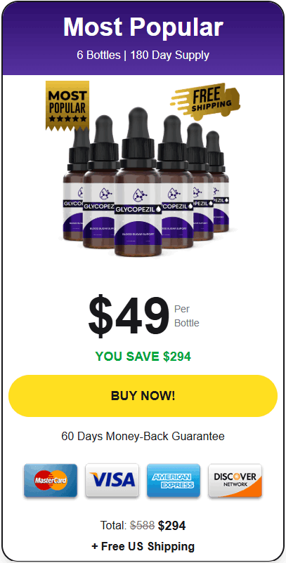 Glycopezil 6 bottles