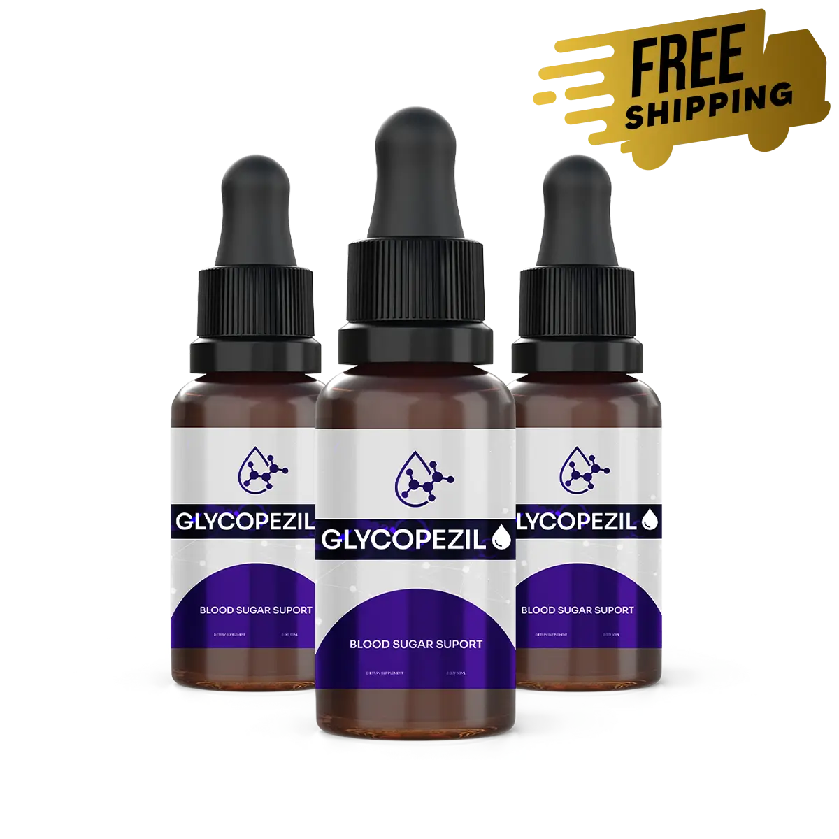 Glycopezil supplement bottle